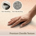 thumbnail image 6 of ODIKA 6'x9' Washable Area Rug Easy Care, Non-Shedding, Peach Coral Blush Undulating Bands Smooth Gradient Tonal Transitions for Queen Size Bedroom Under Bed Master Suite, 6 of 7