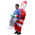 thumbnail image 3 of Christmas Inflatable Costumes Set Fun Inflatable Costume for Christmas Day Parties and Role Playing, Suitable for Adult (4.9-6.2 Feet) Inflatable Party Cosplay Costumes, 3 of 4