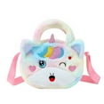 thumbnail image 2 of Kids Baby Girls Teens Plush Unicorn Mini Crossbody Purse Handbag Wallet Cute Princess Purse Shoulder Bag, 2 of 5