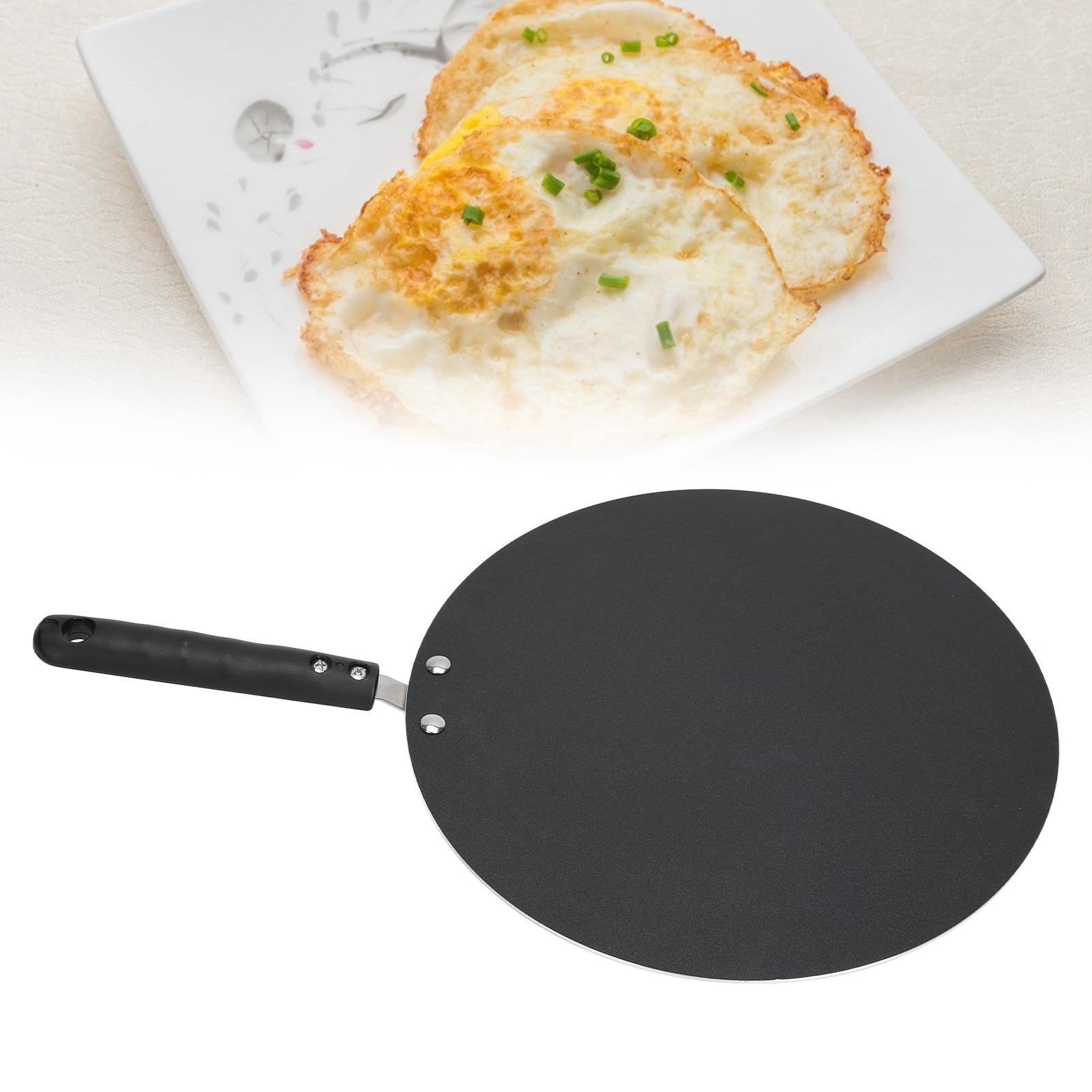 BIMZUC Aluminum Nonstick Crepe & Pancake Griddle Pan – 12.6” Round, High Edge, Gas Stove Friendly, Multi‑Use Breakfast & Pizza Pan