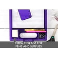 thumbnail image 4 of Dexas Clipcase Storage Clipboard with Handle, Pearlized Silver, 4 of 4