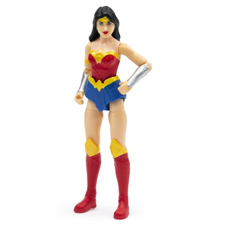 DC Comics 4-Inch Wonder Woman Action Figure with 3 Mystery Accessories, Adventure 1