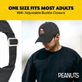 thumbnail image 4 of Gorra de Béisbol Concept One Peanuts Snoopy para Papá, Algodón Negro, 4 of 6