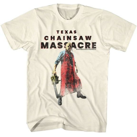 Texas Chainsaw Massacre Vintage Style Poster Natural T-Shirt