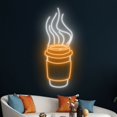 thumbnail image 5 of Handmadetneonsign Coffee Cup Neon Sign, Coffee Cup Neon Light, Cafe LED Light, Tea Cup Led Sign, 5 of 5