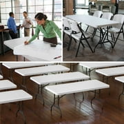 Lifetime 6 Commercial Grade High-Quality Folding Table, White