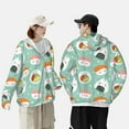 thumbnail image 6 of Kll Kawaii Sushi Print Men'S Women’s Upf 50+ Sun Protection Outdoor Hoodie Jacket Long Sleeve Fishing Hiking Performance Shirt- 3x-Large, 6 of 8
