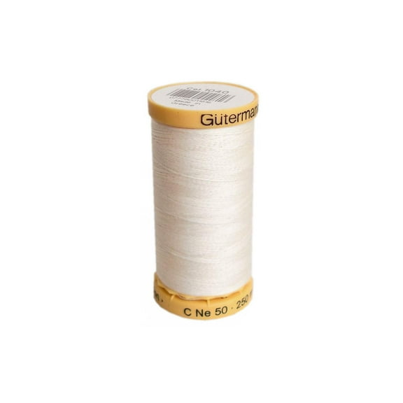 Gutermann Natural Cotton Thread 273yd-Ivory