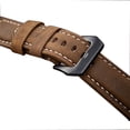 thumbnail image 5 of Spot explosiones correa de cuero genuino Crazy Horse piel de vaca esmerilada capa superior deportes hombres resistente Peina correa de reloj 20-26mm, 5 of 5
