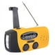 thumbnail image 3 of Radio con linterna solar de manivela de 1200 mAh y 3 LED para prevención de desastres y emergencias meteorológicas, 3 of 6