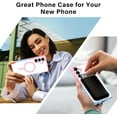 thumbnail image 4 of for Samsung Galaxy A16 5G Case with 2X Screen Protector, Magnetic Military Grade Shockproof Case Translucent Back Slim Rugged Bumper Cover for Galaxy A16 5G Phone Case-6.7 inch, Pink-Blue, 4 of 15