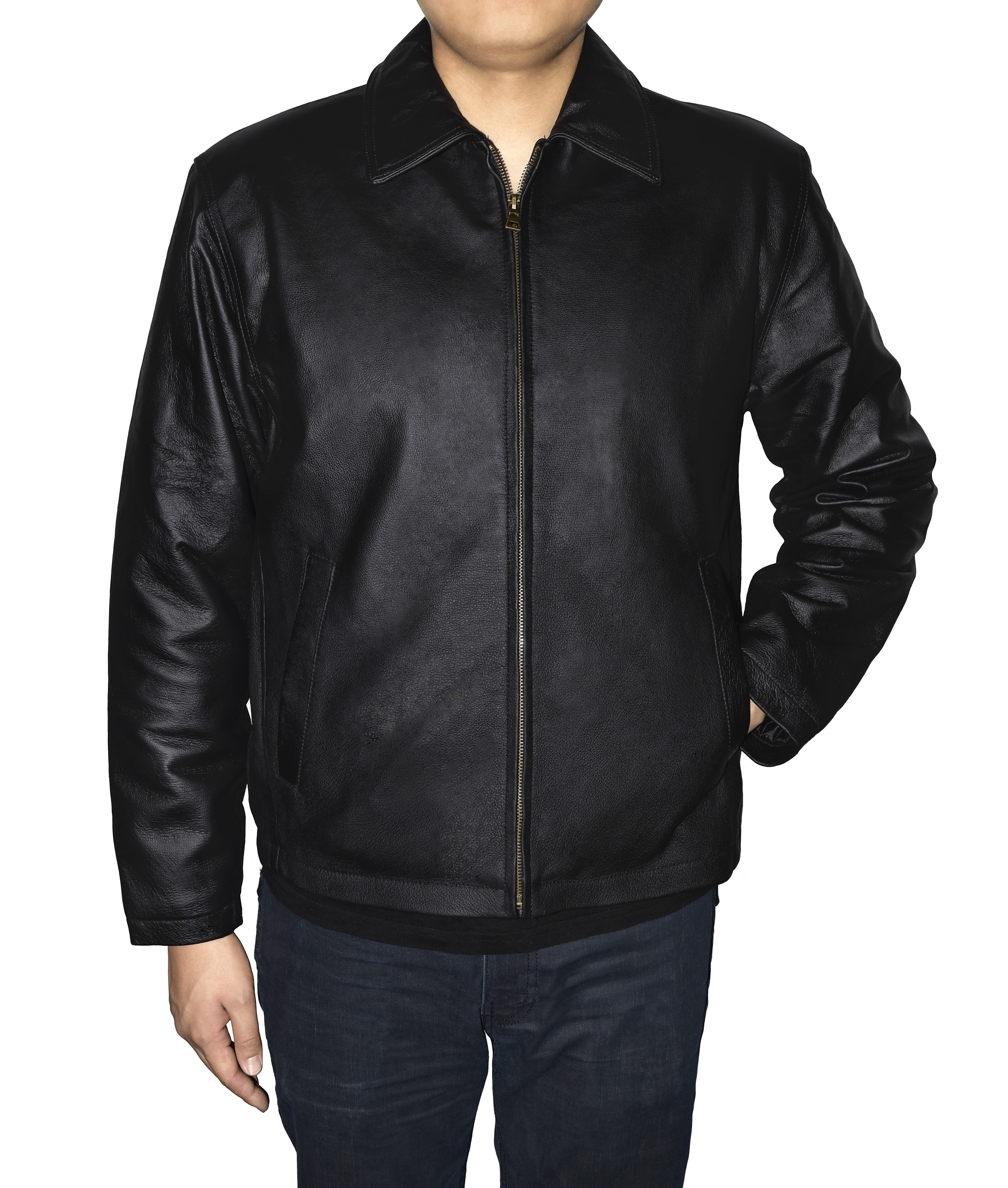 shell genuine leather jacket