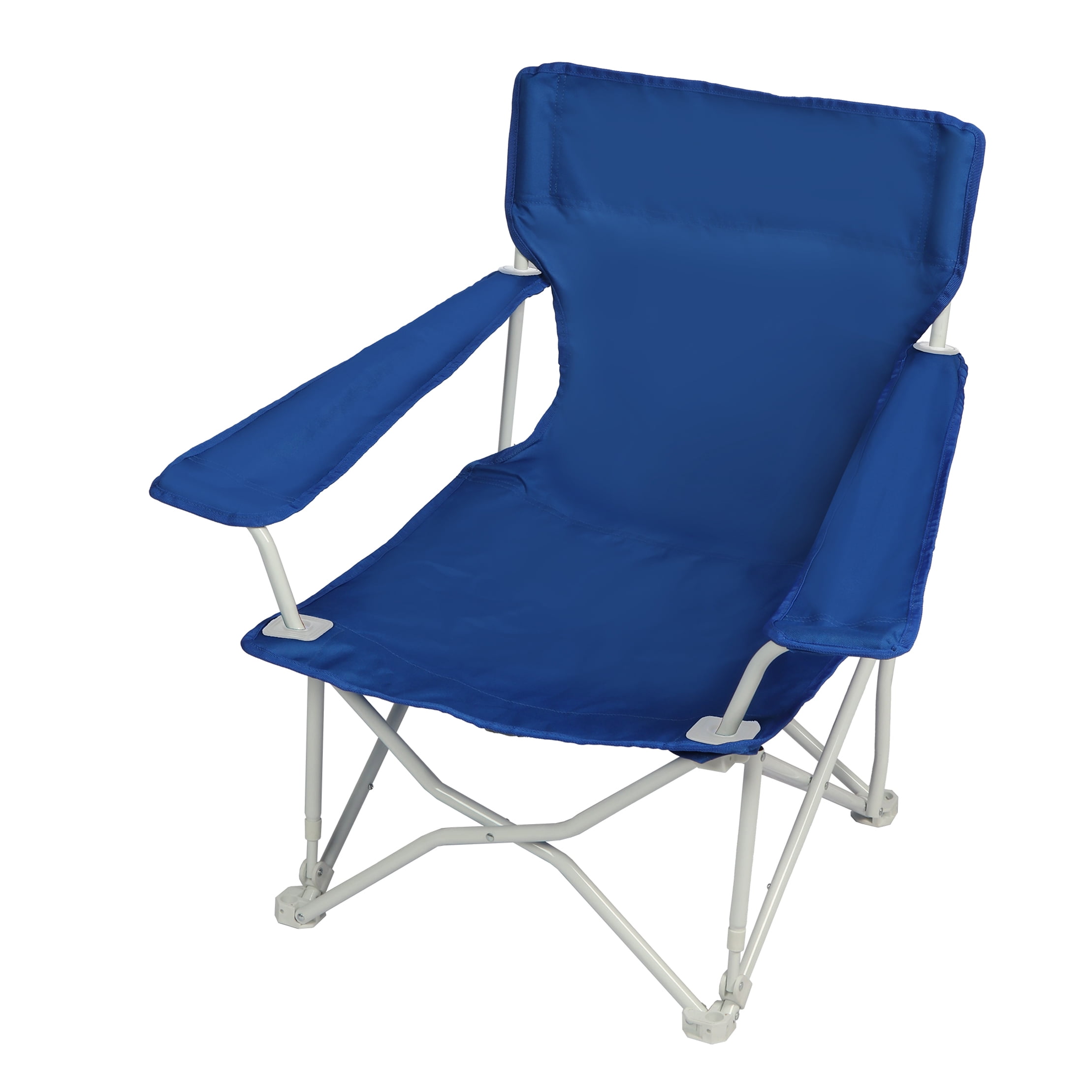 Mainstays Beach Bag Folding Chair With Storage Bag, Royal Blue