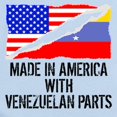 thumbnail image 2 of CafePress - Made In America With Venezuelan Parts Body Suit - Baby Light Bodysuit, Size Newborn - 24 Months, 2 of 4