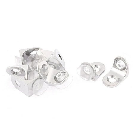 Uxcell Metal Mounting Glass Shelf Support Fixing Clip Brackets Holder 0.75