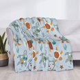 thumbnail image 3 of Rateoe Sea Turtle Pattern Flannel Throw Blanket, Ultra-soft Blanket for Bed, Couch, Car, Hypoallergenic Anti-pilling blanket-60"x50"(Horizontal), 3 of 6