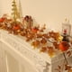 thumbnail image 4 of 180cm Holiday Door Hanging Fireplace Wreath Thanksgiving Pumpkin Wicker Decoration Berry Decoration Harvests Festival Home Decorations, 4 of 9