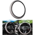 thumbnail image 1 of YISITIAN Bling Elastic Stretch Car Steering Wheel Cover,14.5-15 Inch Crystal Rhinestone Vehicle Steer Wheel Protector,Anti-Slip Diamond Auto Interior Accessories,Universal for Most Cars CJ919-50126, 1 of 6