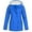 Blue, variant on Lovskoo Women's Rain Jacket Sport Casual Waterproof Windbreaker Solid Rain Jacket Outdoor Plus Size Hooded Raincoat Windproof Light Blue