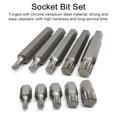 thumbnail image 2 of Amdohai 40PCS Chrome-vanadium Acier Vélo Intérieur Hexagonal Bit Douze Points Bits Socket Combinaison Ensemble Vélo Outils de Réparation, 2 of 7