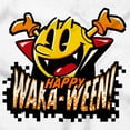 thumbnail image 2 of Halloween PACMAN Happy Waka-Ween Unisex Plus Size Hoodie Brisco Brands 3X, 2 of 6