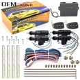 thumbnail image 1 of 12v Universal Vehicle Remote Central Lock Keyless Entry System 2 Car Door Remote Central Locking Kit + Anti-theft Alarm Tool Set, 1 of 1