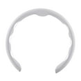 thumbnail image 3 of Funda para volante de coche de 15 pulgadas, cómoda y antideslizante para mujer. Blanco, 3 of 9