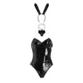 thumbnail image 2 of Conjunto de disfraz de para mujer, traje de conejo para mujer y niña, M Zulema Disfraz de conejita, 2 of 8