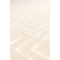 thumbnail image 4 of Pasargad Home Edgy 10' x 14' Hand-Tufted Silk and Wool Ivory Rug, For Indoor Space and all Age of Group, 4 of 5