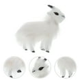 thumbnail image 4 of Dayesque Plush Goat Figurine Lifelike Goat Stuffed Faux Plush Lamb Dolls Christmas Ornaments for Stuffed Lamb Table Decorations, 4 of 8