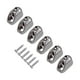 thumbnail image 4 of 6 piezas de tuercas de bloqueo de cuerdas de guitarra sin cabeza, accesorios de repuesto duraderos Plata, 4 of 9