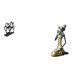 thumbnail image 1 of Servilletero de hierro,Servilletero con forma de pata,color negro,Estatua de la dama,Estatua de dama tribal africana,artesanías de cafetería hechas a mano,Adorno de resina artesanal de, 1 of 8