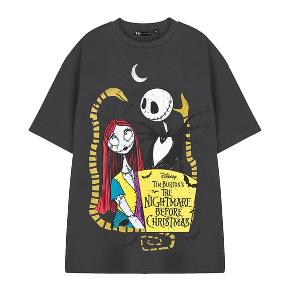 The Nightmare Before Christmas Adult Jack and Sally T-Shirt