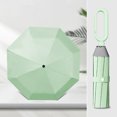 thumbnail image 3 of Parapluie de Voyage Compact avec Bande Réfléchissante et Poignée Mousqueton Originale - Design Coupe-Vent Automatique pour la Pluie - Modèle Pliant Léger pour Hommes et Femmes, 3 of 4
