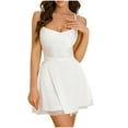 thumbnail image 2 of Christmas Dress for Women High Waist Short Nightgown Stretchy Bodycon Mesh Mini Dress, 2 of 7