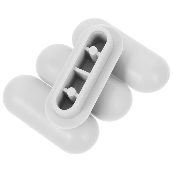 ColoMX 4 Uds. Almohadillas de parachoques para asiento de inodoro, parachoques de tapa de inodoro, accesorio para bidé, piezas de inodoro