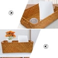 thumbnail image 3 of COSMOBETTY Cesta Tejida Para Almacenamiento Cesta De Pan Para Escritorio Decorativa Y Duradera, 3 of 6