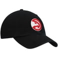 thumbnail image 3 of Men's '47  Black Atlanta Hawks Core Logo Clean Up Adjustable Hat, 3 of 4