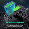 thumbnail image 1 of Faro LED para bicicleta linterna recargable por USB para ciclismo accesorios para bicicleta de 360LM, 1 of 9