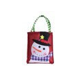 thumbnail image 1 of Kearding Bolsa de Navidad colorida Envoltura de regalos Embalaje Papá Noel Muñeco de nieve Contenedor Bolso de lino de gran capacidad Accesorios de Kits de decoración para fiestas Muñeco de nieve Kearding HA070029-02B, 1 of 6