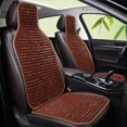 thumbnail image 5 of Funda de asiento de coche con cojín de bambú fresco de verano, alfombrilla cuadrada de bambú natural, de una sola pieza, masaje, transpirable, ambiental, impermeable, 5 of 5