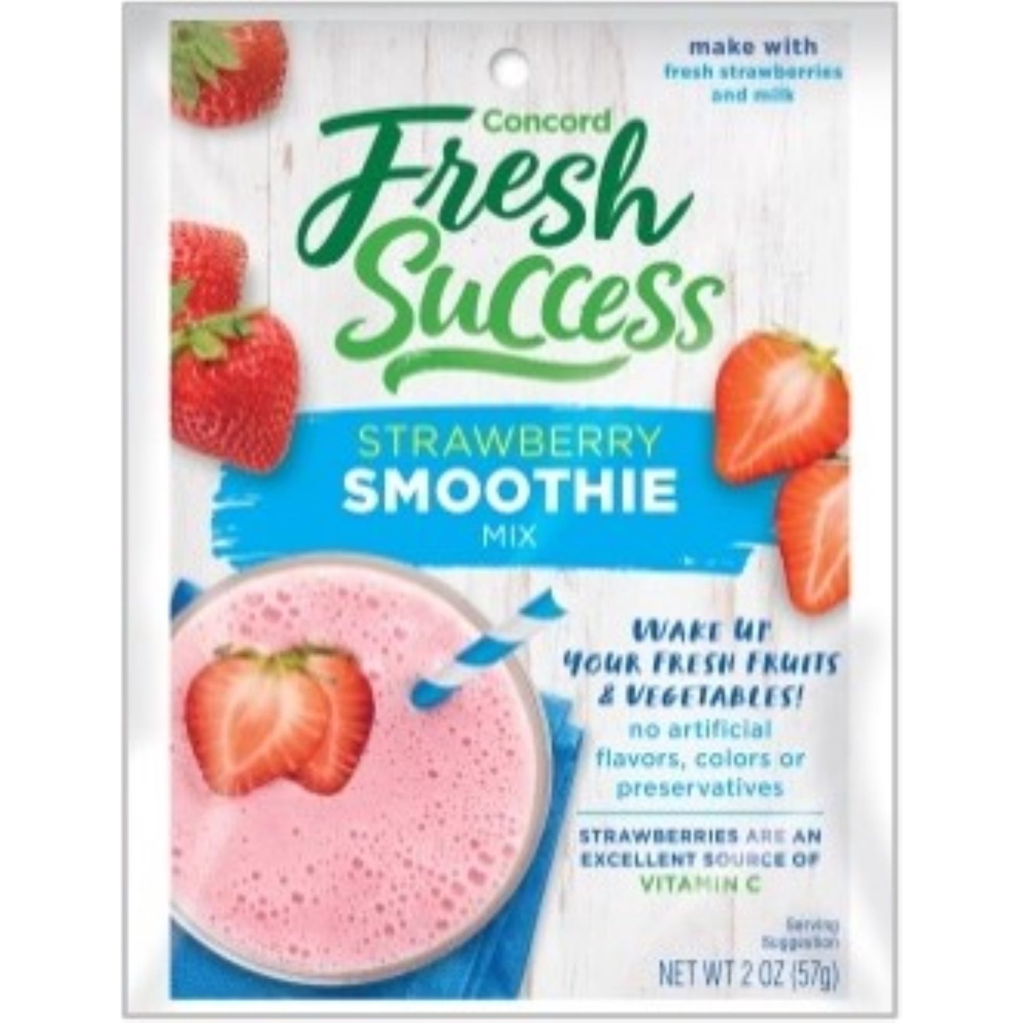 Concord Foods Strawberry Smoothie Mix, 2 oz