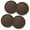 Brown, variant on Jubilee 14" Round Restaurant Serving Trays (Set of 4), Brown - NSF Food Service Trays