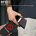 thumbnail image 4 of Fianmy Wallet for Men, Slim Leather Rfid Blocking Mens Wallet, Minimalist Credit Card Holder with 2 ID Window, 4 of 8