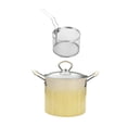 thumbnail image 2 of Olla freidora de aceite profundo, olla para freír Tempura de cocina, multiusos para fiesta en casa, patatas fritas al aire libre, pollo, 2 of 8