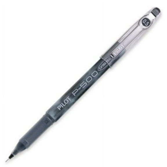 MULTI 2 Pens:Pilot Precise P-500 Gel Ink Rolling Ball Pens, Extra Fine Point, Black Ink, (38600)