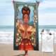 thumbnail image 1 of Toalla de playa Encanto, suave, ligera, de secado rápido, absorbente, grande, para baño, para niños y adultos, para viajes, natación, playa, gimnasio, camping, yoga, 27,5 x 55 pulgadas, 1 of 8