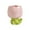Pink B, variant on HengDidi Retro Aesthetic Ceramic Tulip Pen Holder Multifunctional Desktop Organizer for Stationery, Makeup Brushes, Flower Arrangement Compact Ceramic Storage Jar, Office Home Decor