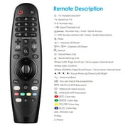 Pekwouc Universal Remote Control for LG Smart TV Magic Remote Compatible with All Models of LG TVs (NO Voice Function No Pointer Function)