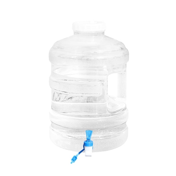2025 New Water Container with Tap, 2 Gallons Camping Water Jug Water Tank BPA Free, Water Tank with Handle Clear Water Storage Bucket for Camping Hiking Drinking Water Storage Tank Outdoor Sports